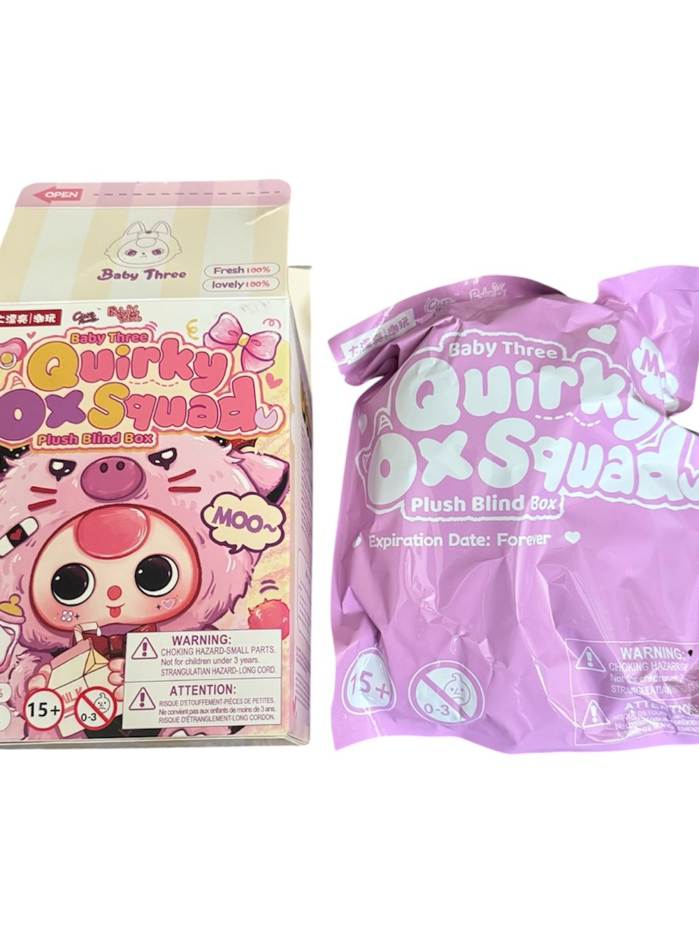 Baby Three Quirky Ox Squad Plush Blind Box